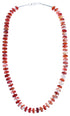Oyster Shell And Sterling Silver American Indian Bead Necklace BX116315